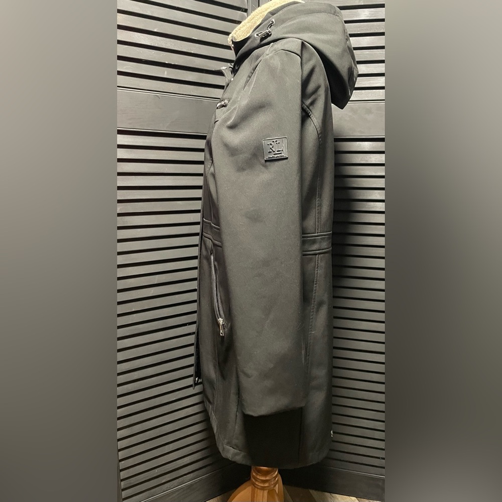 Ralph‎ Lauren Black Trench Coat - Picture 4 of 10